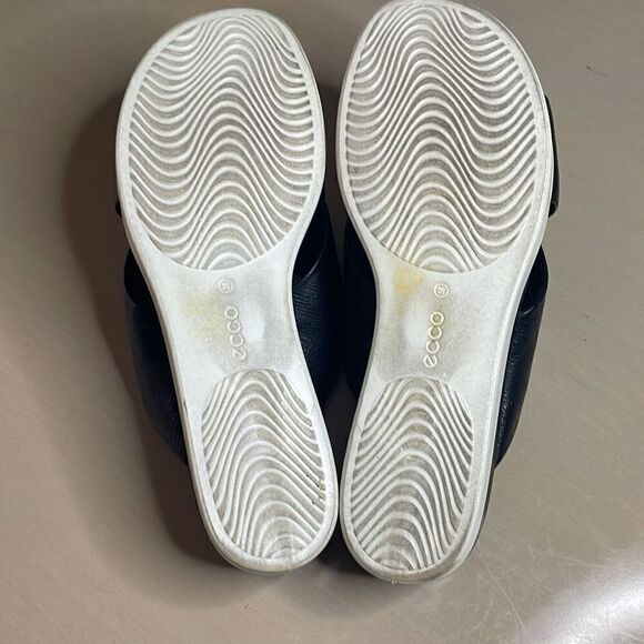 ECCO Women's Touch Plateau Platform Slide Sandal 38 Black - Picture 6 of 13